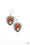 Wild Heart Wonder Multi Paparazzi Earring Cashmere Pink Jewels