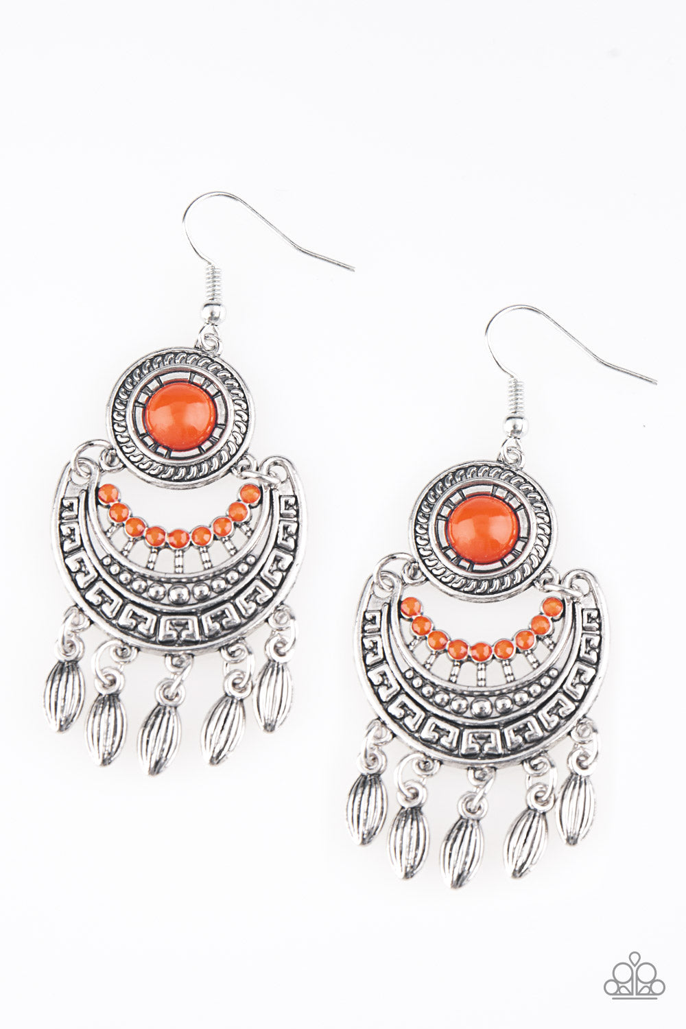 Mantra to Mantra Orange Paparazzi Earring Cashmere Pink Jewels