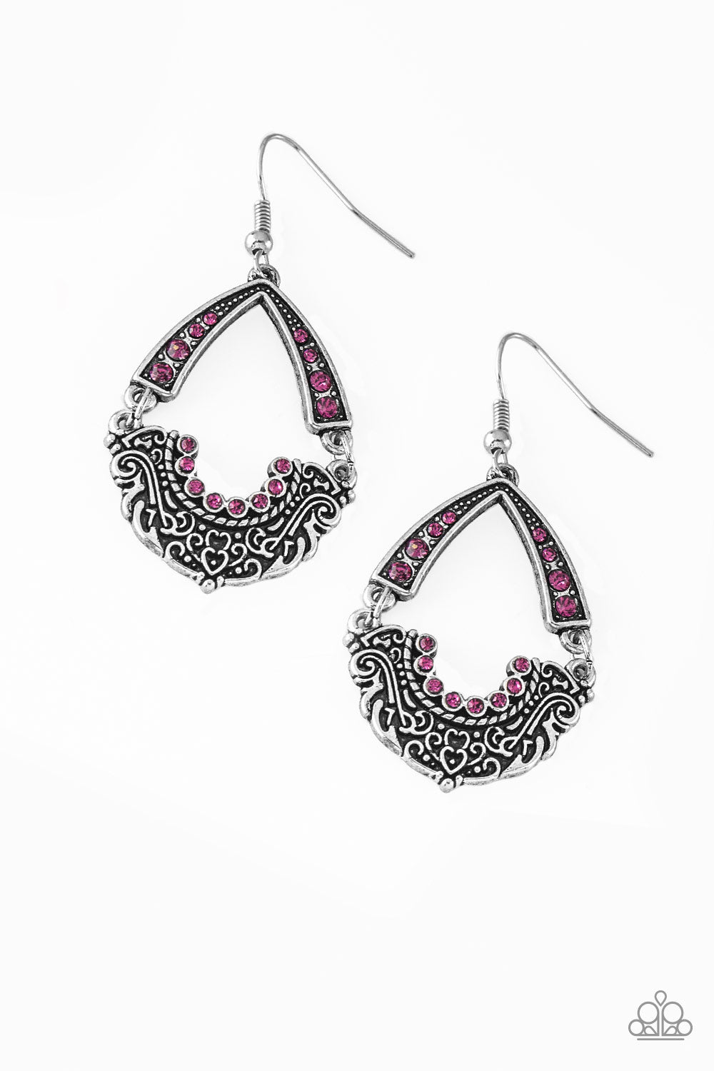 Royal Engagement Pink Paparazzi Earrings Cashmere Pink Jewels - Cashmere Pink Jewels & Accessories, Cashmere Pink Jewels & Accessories - Paparazzi