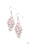 Famous Fashion Pink Paparazzi Earring Cashmere Pink Jewels