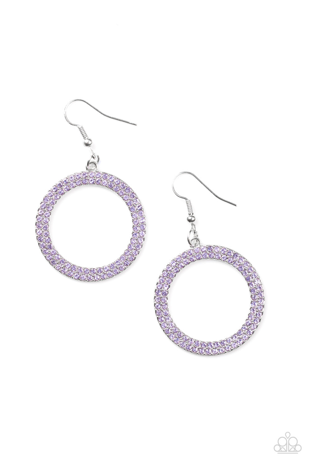 Bubbly Babe Purple Paparazzi Earring Cashmere Pink Jewels