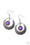 Wandering Waikiki Purple Paparazzi Earrings Cashmere Pink Jewels