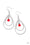 REIGN On My Parade Red Paparazzi Earrings Cashmere Pink Jewels