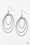 Strike Three Silver Paparazzi Earring Cashmere Pink Jewels