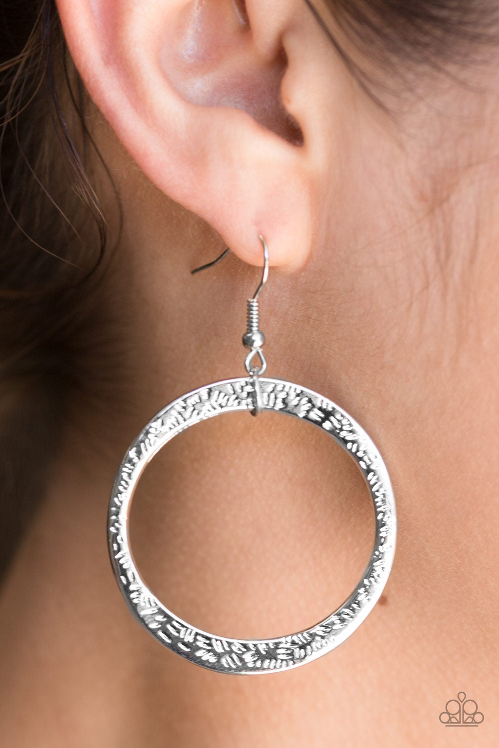 Wildly Wild-lust Silver Paparazzi Earring Cashmere Pink Jewels