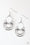 Real Queen White Paparazzi Earrings Cashmere Pink Jewels