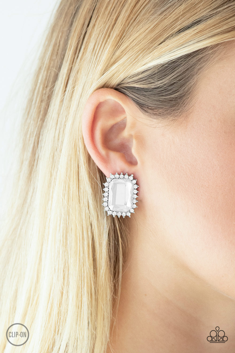 Insta Famous White Paparazzi Earring Cashmere Pink Jewels