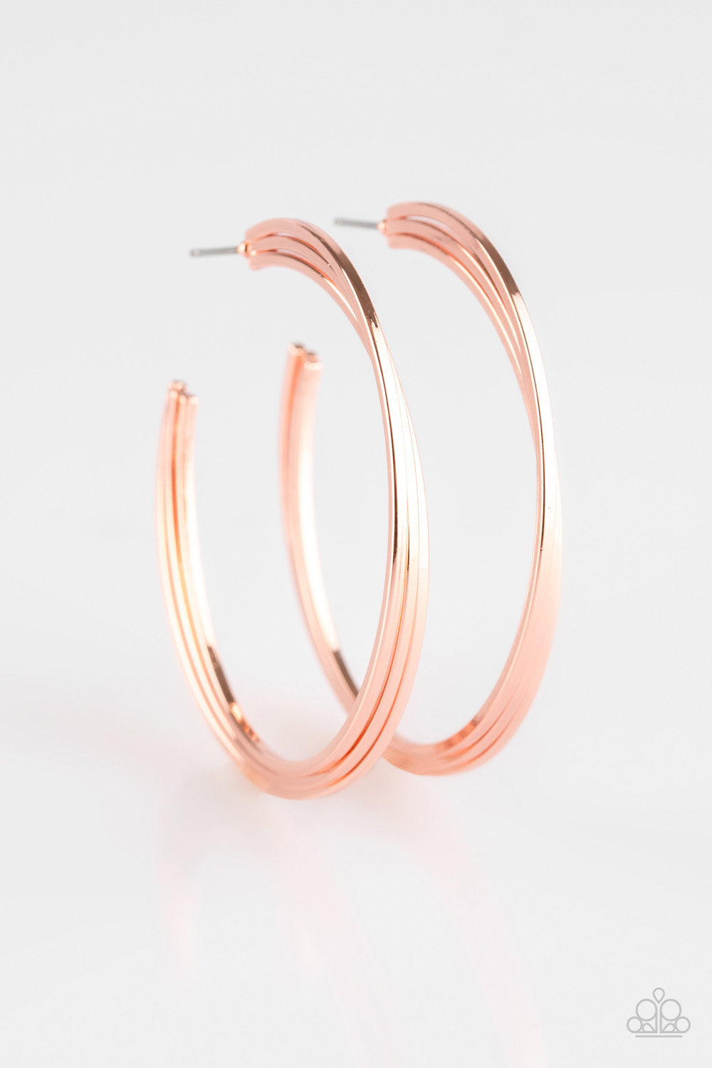 HAUTE Gossip Copper Paparazzi Earrings Cashmere Pink Jewels - Cashmere Pink Jewels & Accessories, Cashmere Pink Jewels & Accessories - Paparazzi