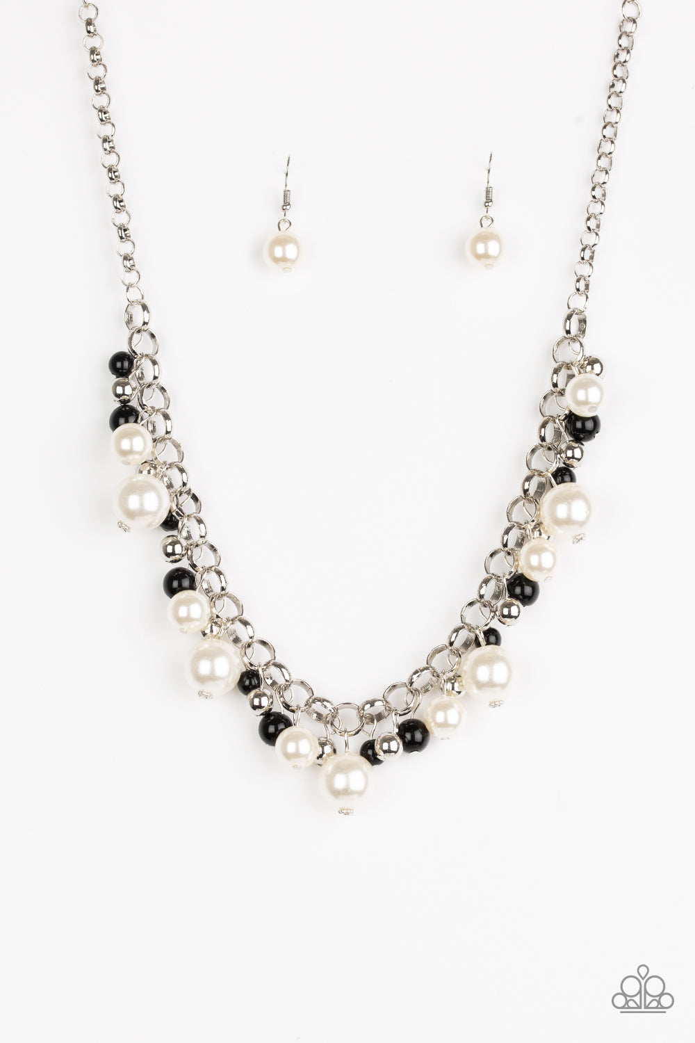 The Upstater Black Paparazzi Necklace Cashmere Pink Jewels