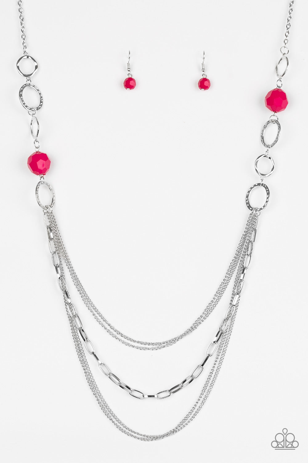 Margarita Masquerades Pink Paparazzi Necklace Cashmere Pink Jewels - Cashmere Pink Jewels & Accessories, Cashmere Pink Jewels & Accessories - Paparazzi
