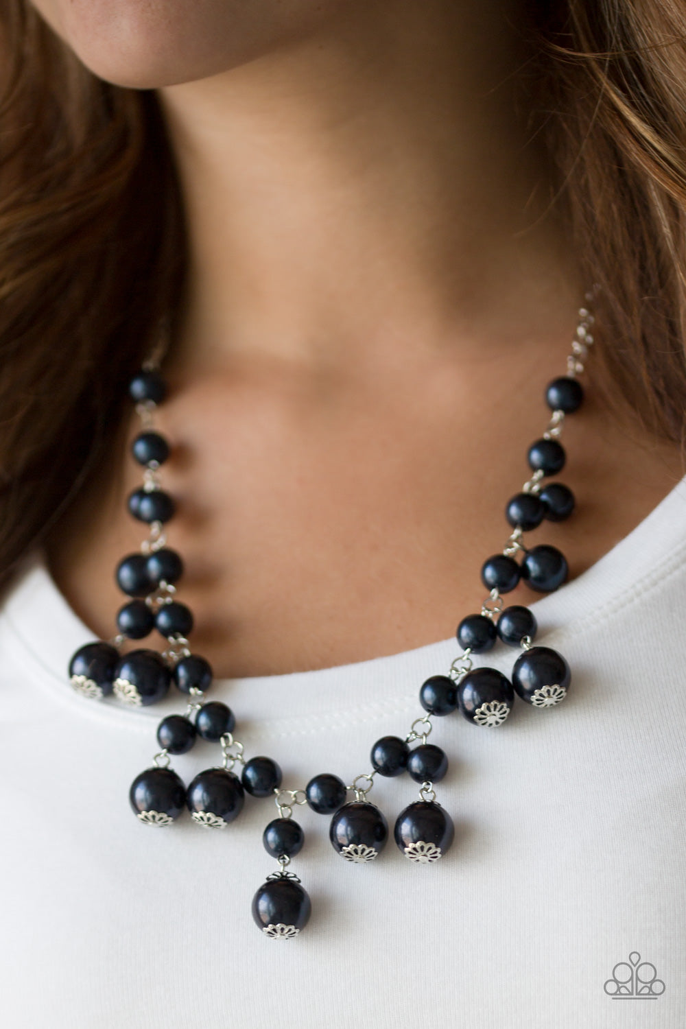 Soon To Be Mrs. Blue Paparazzi Necklace Cashmere Pink Jewels