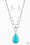 Livin On A PRAIRIE Blue Paparazzi Necklace Cashmere Pink Jewels