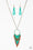 Badlands Beauty Blue Paparazzi Necklace Cashmere Pink Jewels