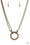 Razzle Dazzle Brass Paparazzi Necklaces Cashmere Pink Jewels