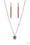 Own Your Journey Copper Paparazzi Necklaces Cashmere Pink Jewels