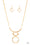 Walk Like An Egyptian Gold Paparazzi Necklace Cashmere Pink Jewels