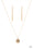 Find Joy Gold Paparazzi Necklaces Cashmere Pink Jewels