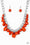 Gorgeously Globetrotter Orange Paparazzi Necklace Cashmere Pink Jewels