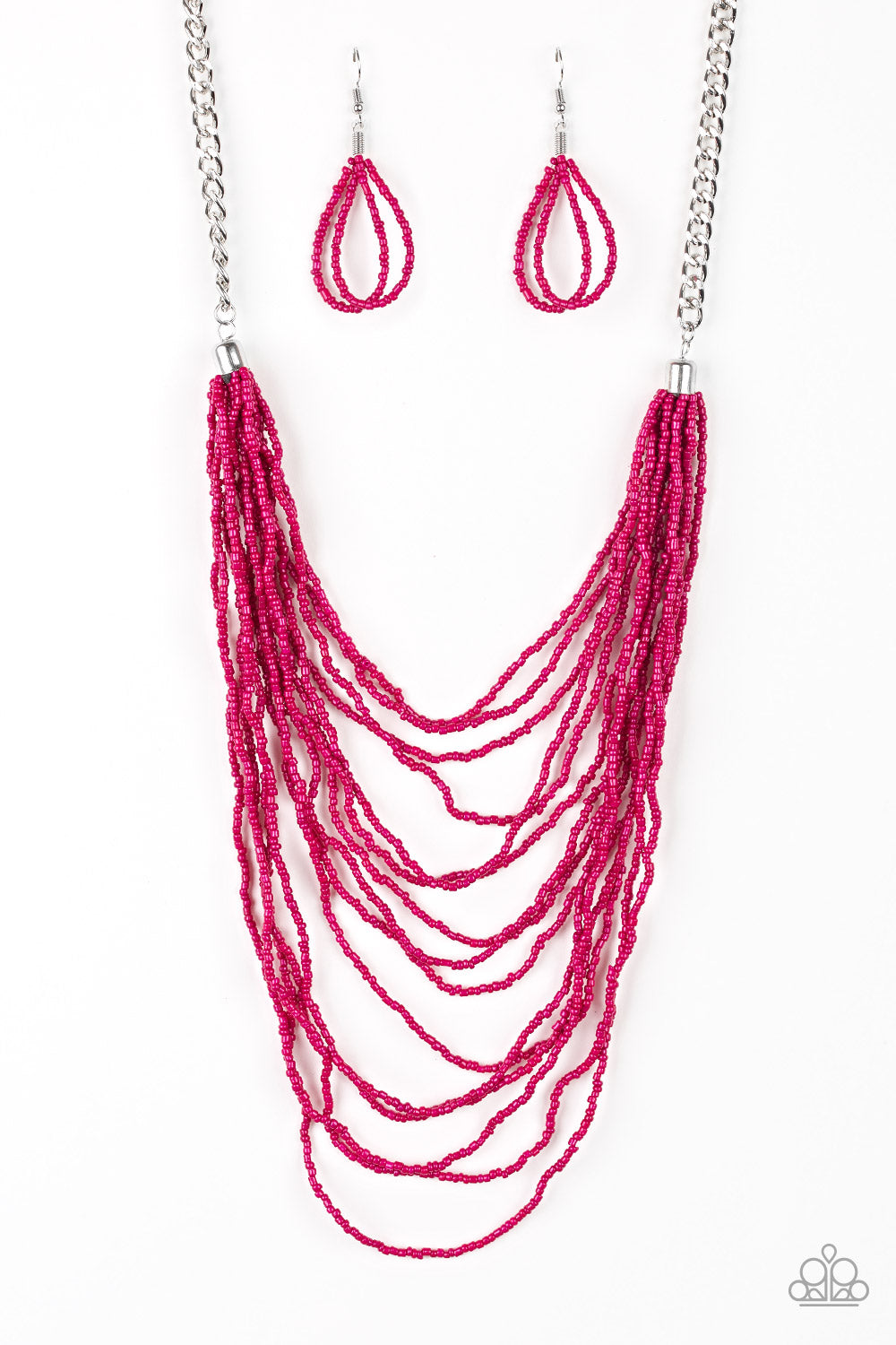 Bora Bombora Pink Paparazzi Necklace Cashmere Pink Jewels