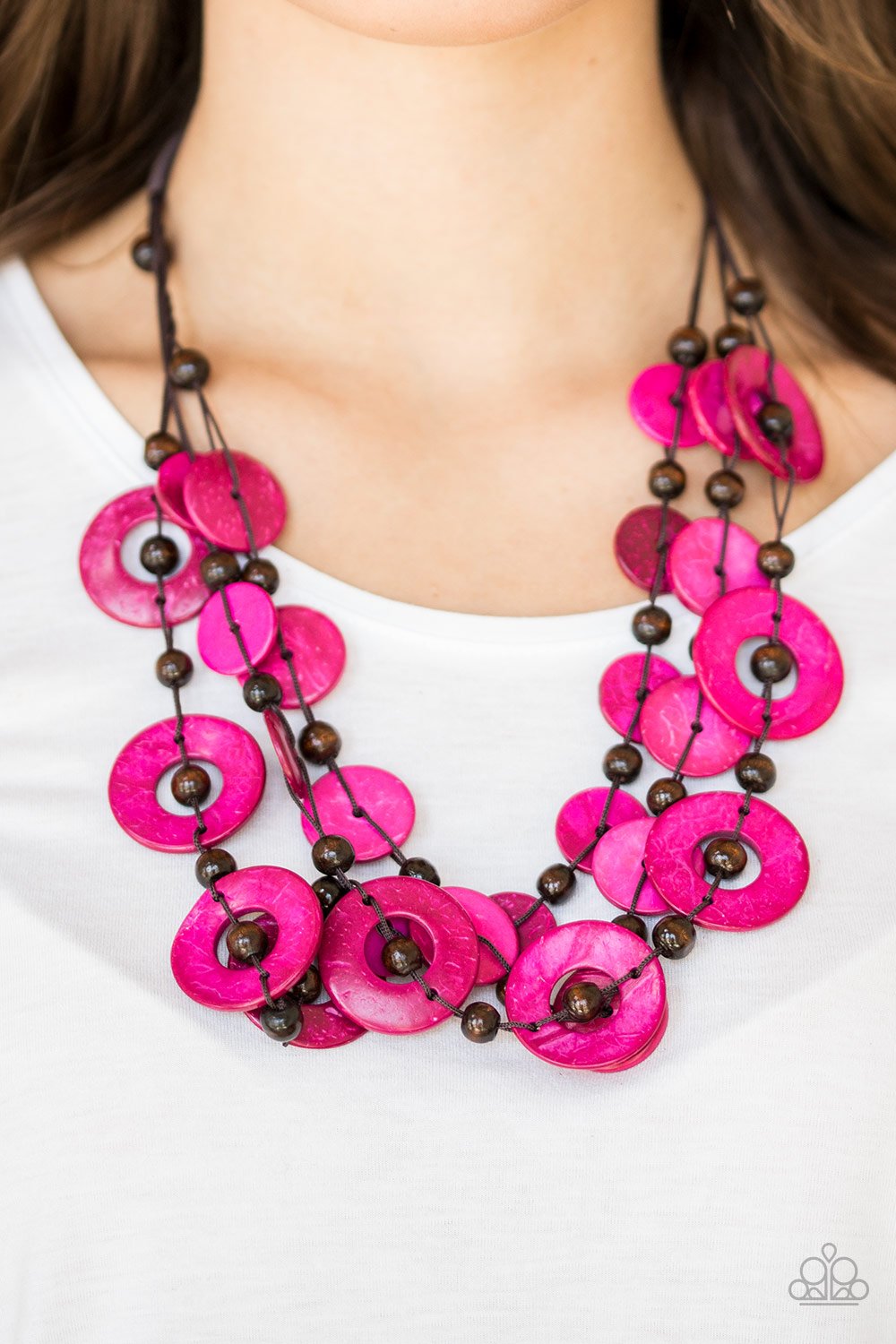 Catalina Coastin Pink Paparazzi Necklaces Cashmere Pink Jewels - Cashmere Pink Jewels & Accessories, Cashmere Pink Jewels & Accessories - Paparazzi