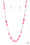 Quite Quintessence Pink Paparazzi Necklaces Cashmere Pink Jewels
