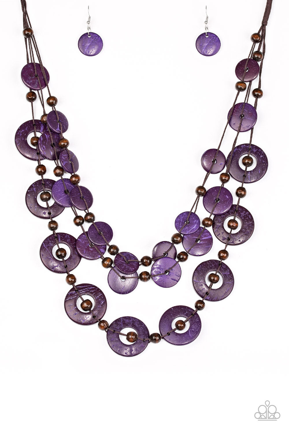 Catalina Coastin Purple Paparazzi Necklace Cashmere Pink Jewels - Cashmere Pink Jewels & Accessories, Cashmere Pink Jewels & Accessories - Paparazzi