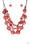 Catalina Coastin Red Paparazzi Necklace Cashmere Pink Jewels