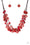 Wonderfully Walla Walla Red Paparazzi Necklace Cashmere Pink Jewels