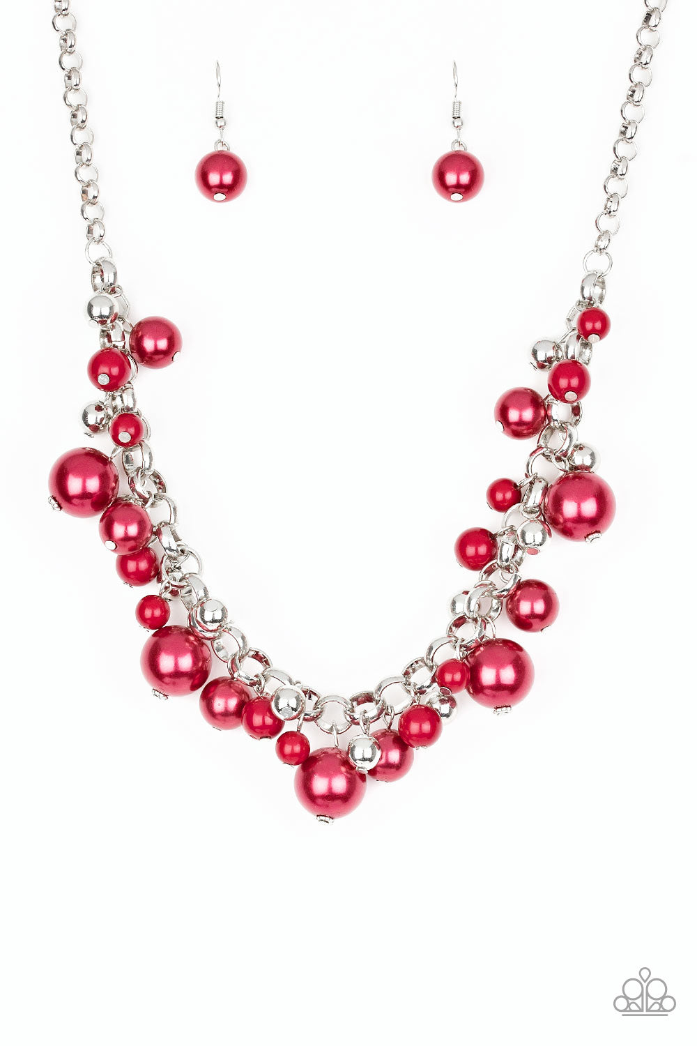 The Upstater Red Paparazzi Necklace Cashmere Pink Jewels