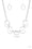 Urban Orbit Silver Paparazzi Necklace Cashmere Pink Jewels