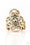 Regal Regalia Brass Paparazzi Ring Cashmere Pink Jewels