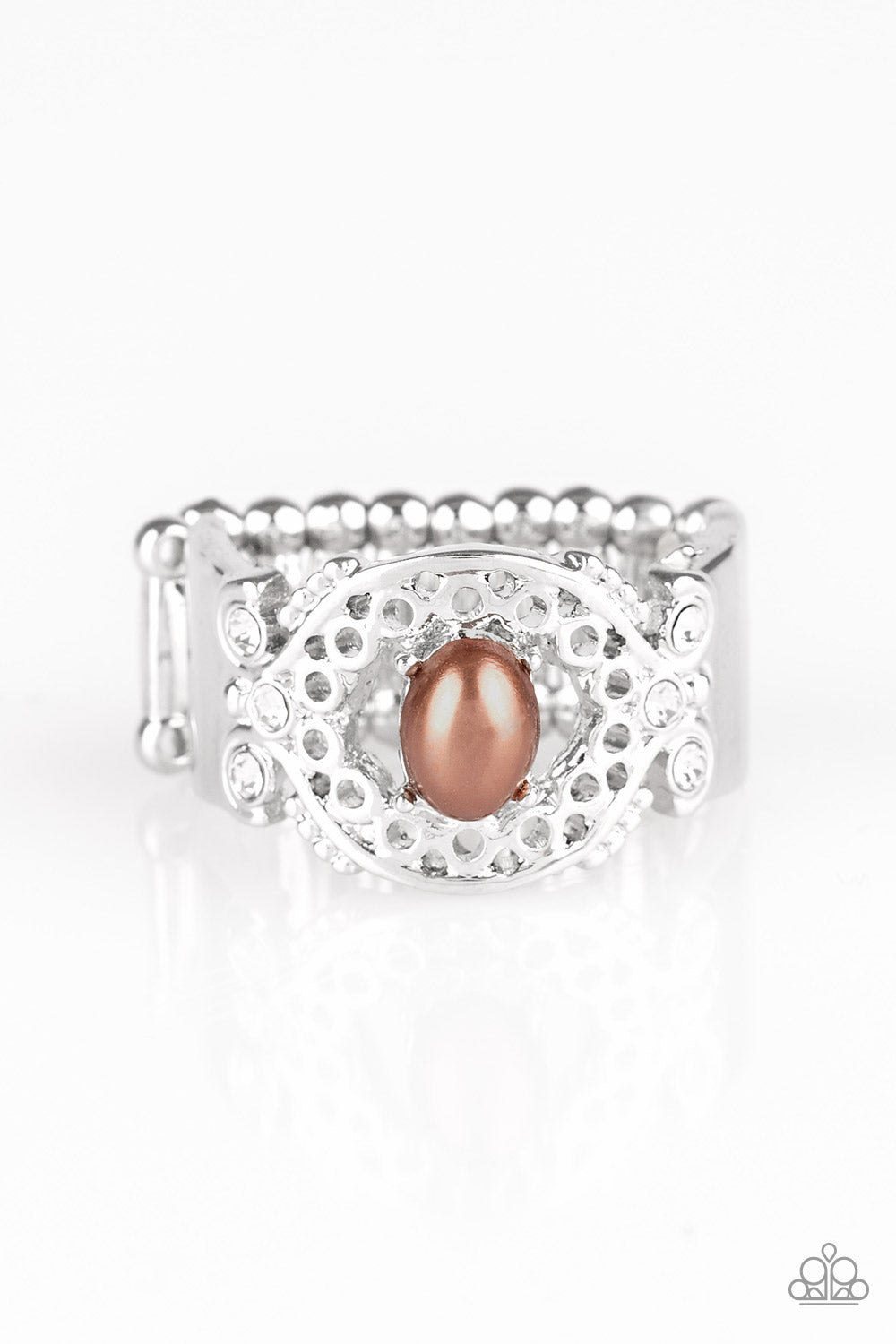 Mod Modest Brown Paparazzi Ring Cashmere Pink Jewels