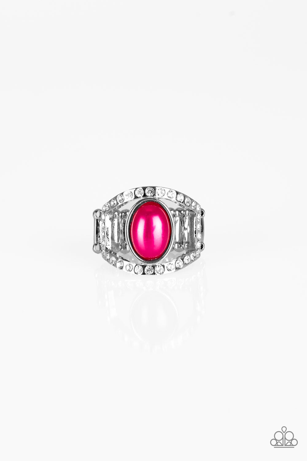 Radiating Riches Pink Paparazzi Ring Cashmere Pink Jewels