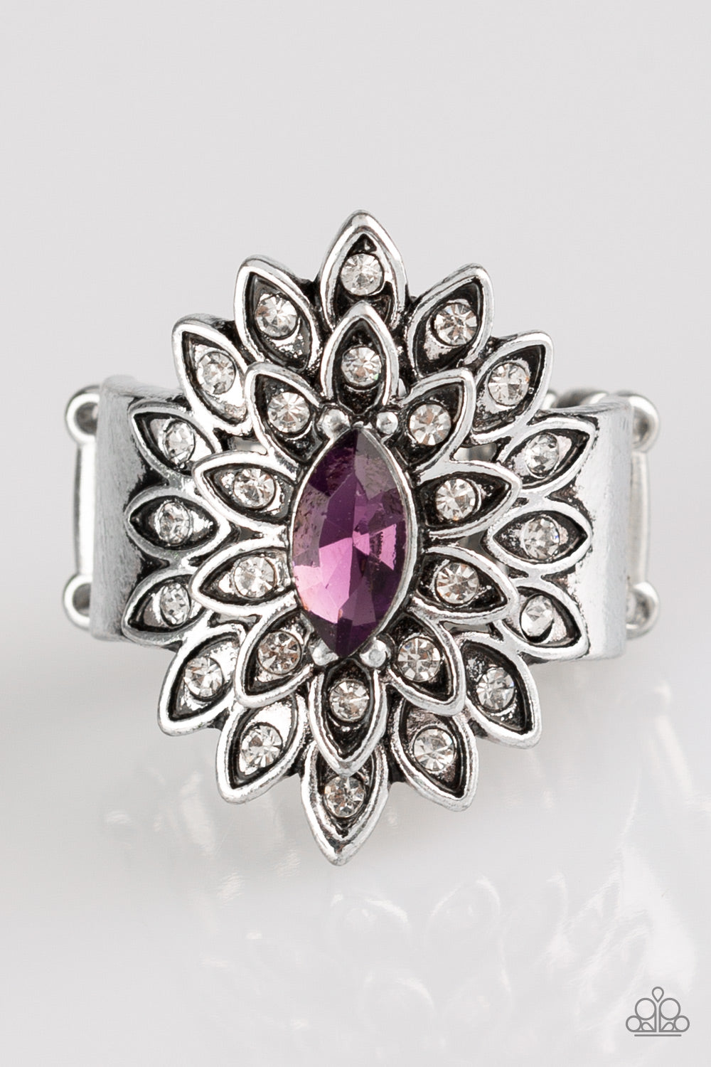 Blooming Fireworks Purple Paparazzi Ring Cashmere Pink Jewels