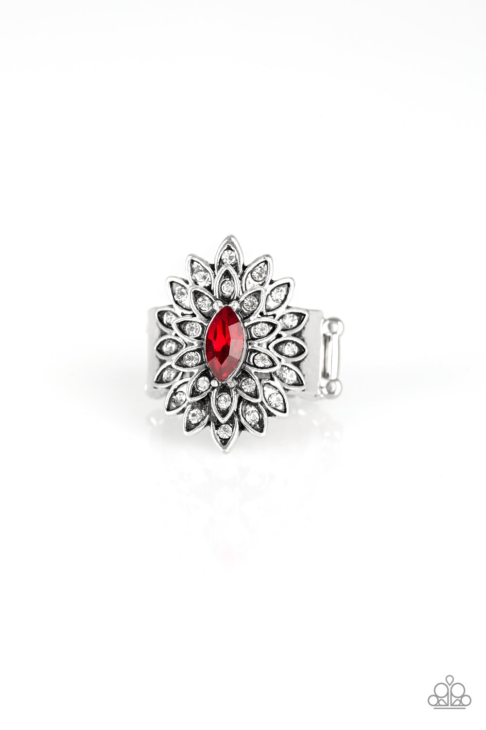 Blooming Fireworks Red Paparazzi Ring Cashmere Pink Jewels