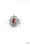 Blooming Fireworks Red Paparazzi Ring Cashmere Pink Jewels