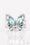 Too Much Of A Good WING Blue Paparazzi Ring Cashmere Pink Jewels