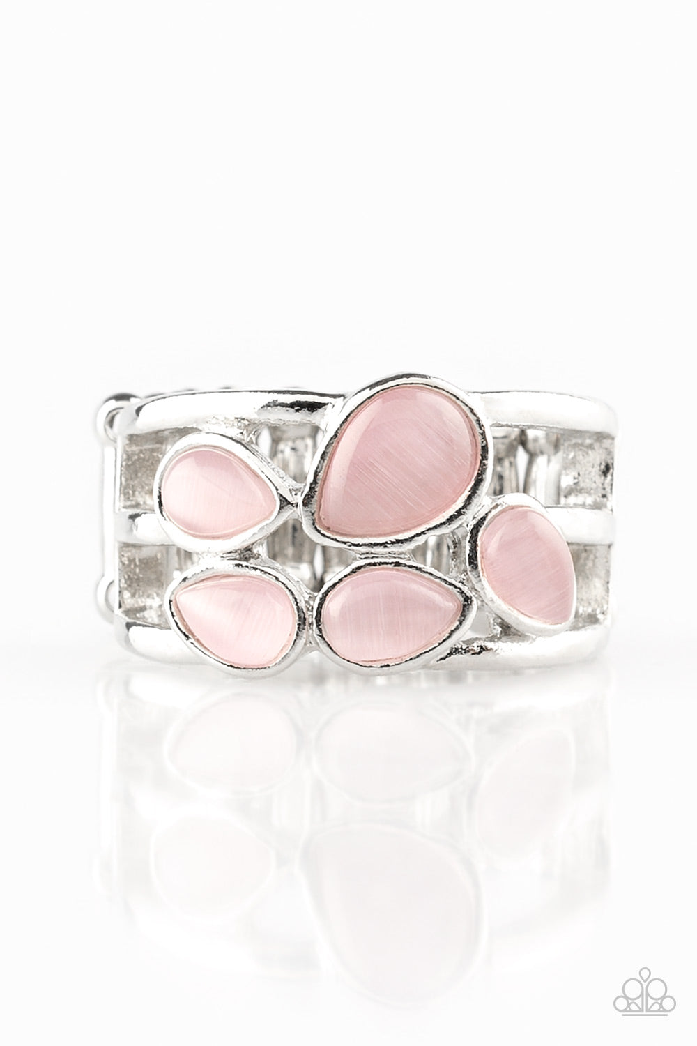 Dreamy Glow Pink Paparazzi Rings Cashmere Pink Jewels - Cashmere Pink Jewels & Accessories, Cashmere Pink Jewels & Accessories - Paparazzi
