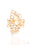 Sparkle Splash Gold Paparazzi Ring Cashmere Pink Jewels