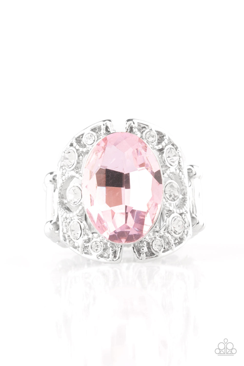 Queen of Hustle Pink Paparazzi Ring Cashmere Pink Jewels