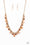 Courageously Catwalk Gold Paparazzi Necklace Cashmere Pink Jewels