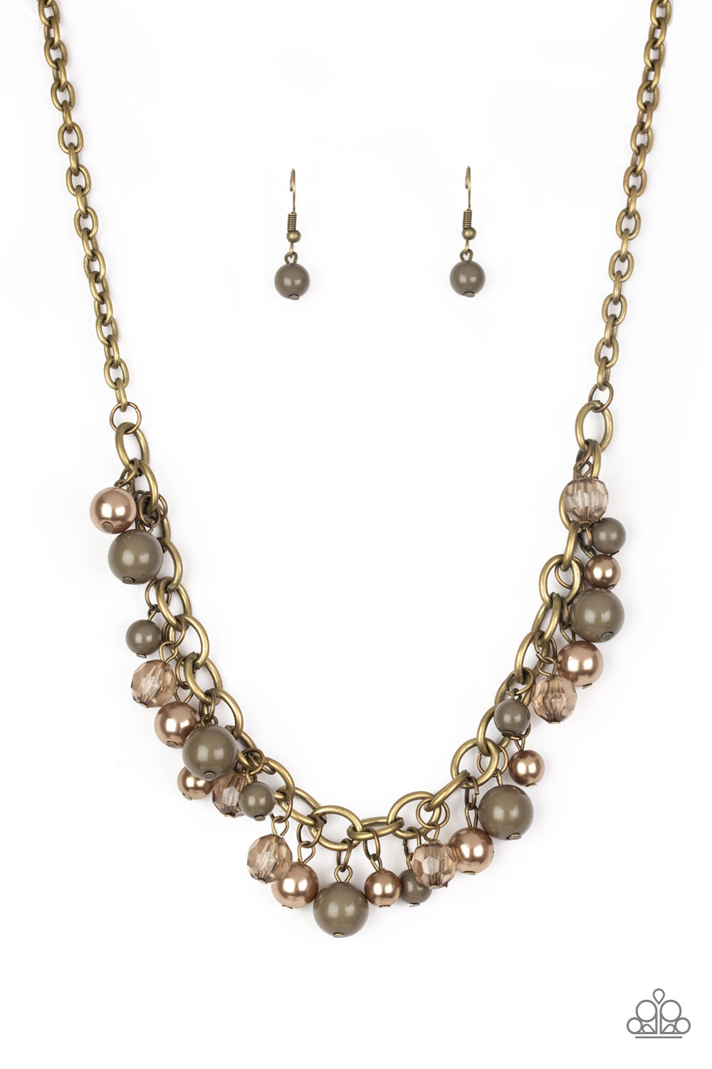 The GRIT Crowd Green Paparazzi Necklace Cashmere Pink Jewels