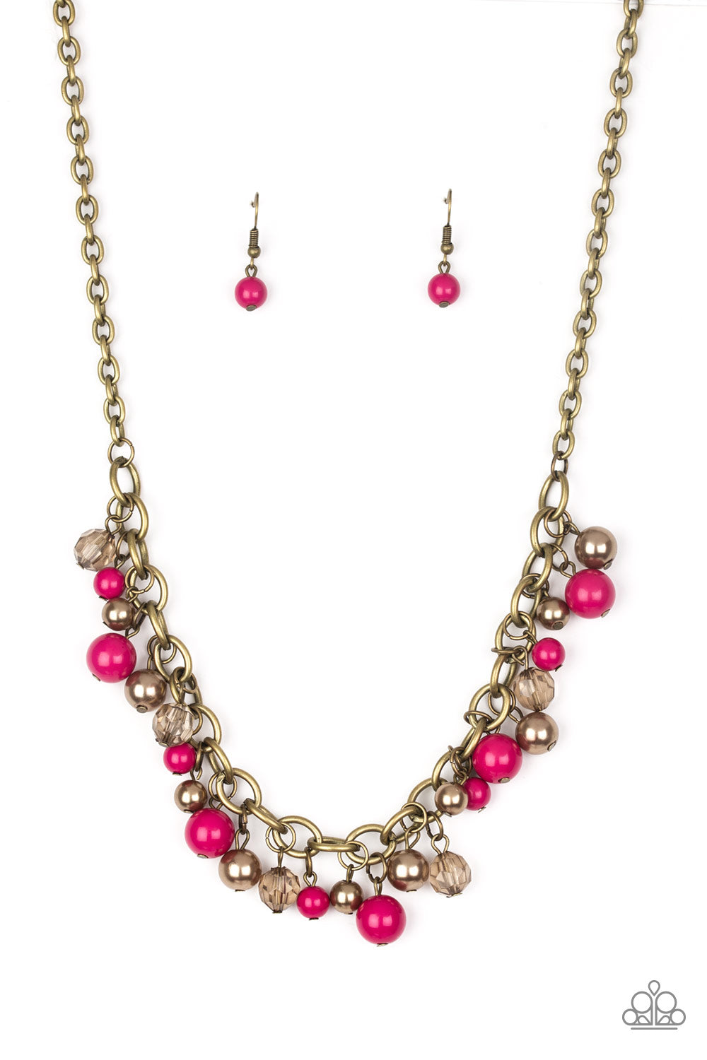The GRIT Crowd Pink Paparazzi Necklace Cashmere Pink Jewels