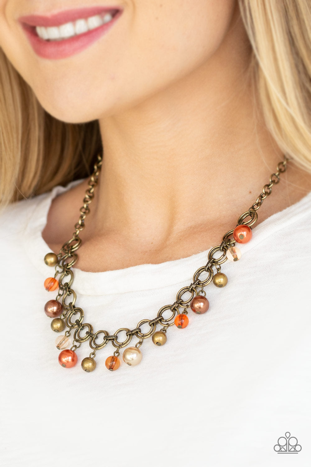 Fiercely Fancy Multi Paparazzi Necklace Cashmere Pink Jewels