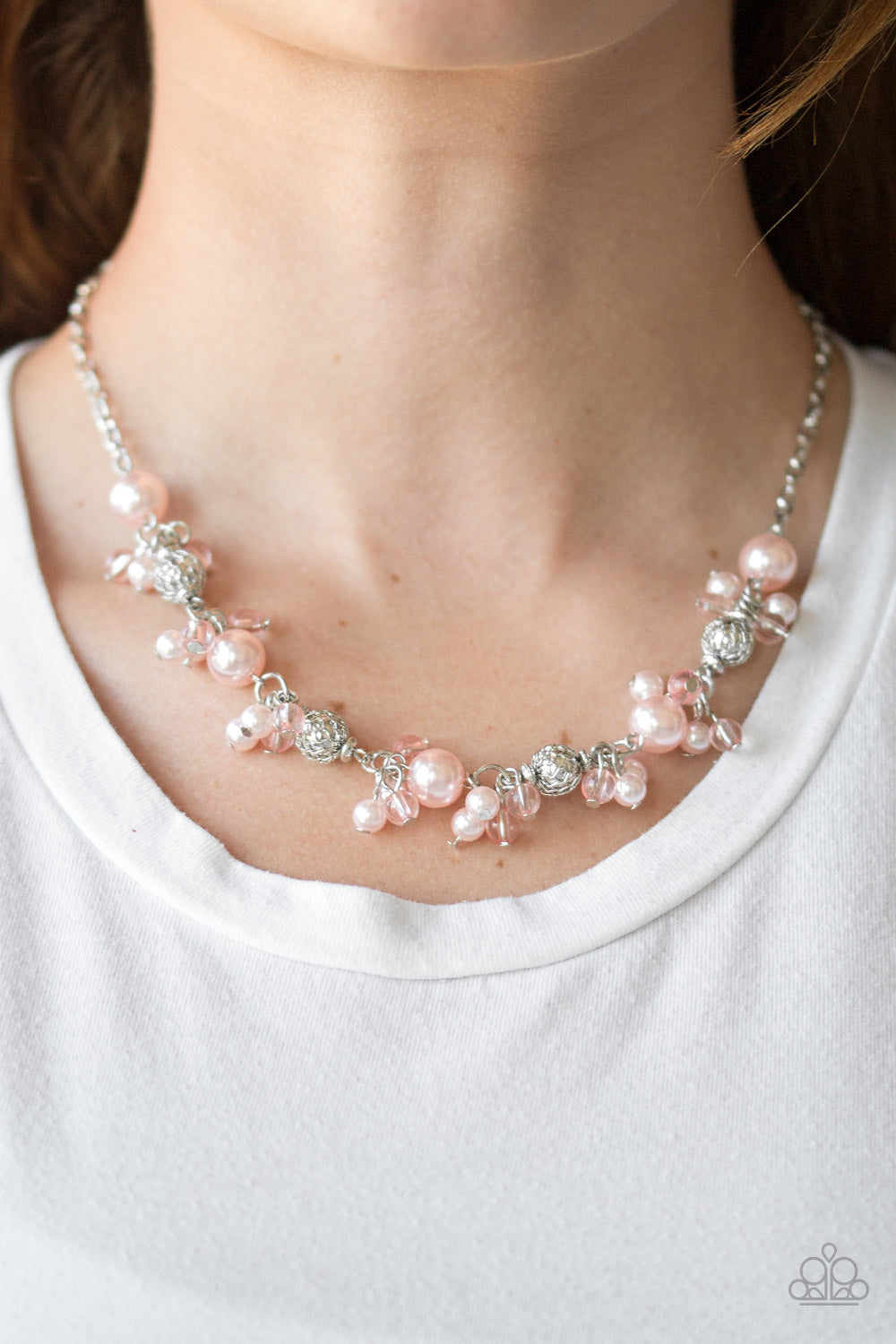 Weekday Wedding Pink Paparazzi Necklace Cashmere Pink Jewels