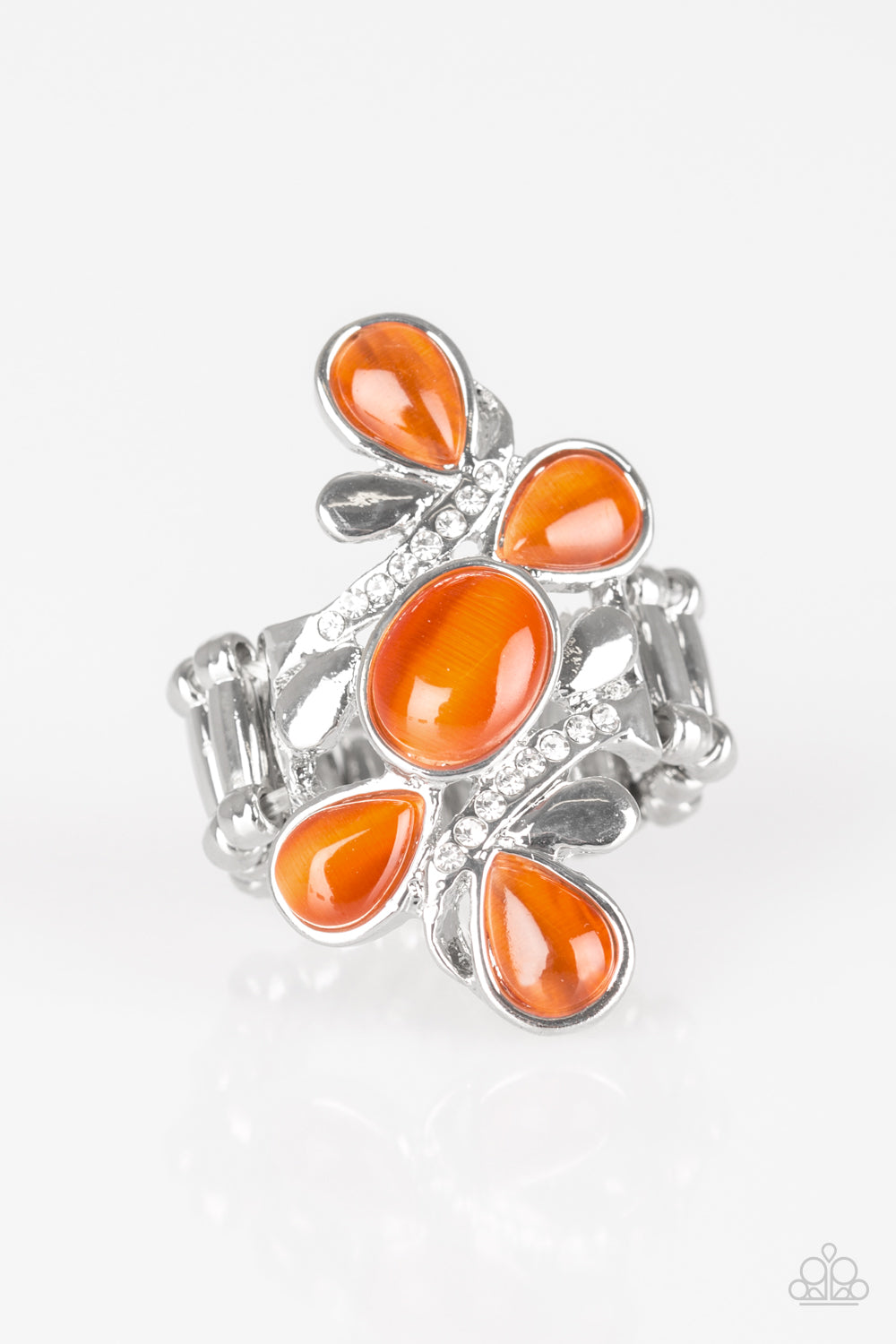 Bliss Out Orange Paparazzi Ring Cashmere Pink Jewels
