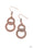 Perfect ZEN Copper Paparazzi Earring Cashmere Pink Jewels