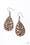 GLOW With The Flow Copper Paparazzi Earrings Cashmere Pink Jewels