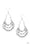 Hang ZEN! Silver Paparazzi Earrings Cashmere Pink Jewels