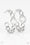 Fine Finery White Paparazzi Earring Cashmere Pink Jewels